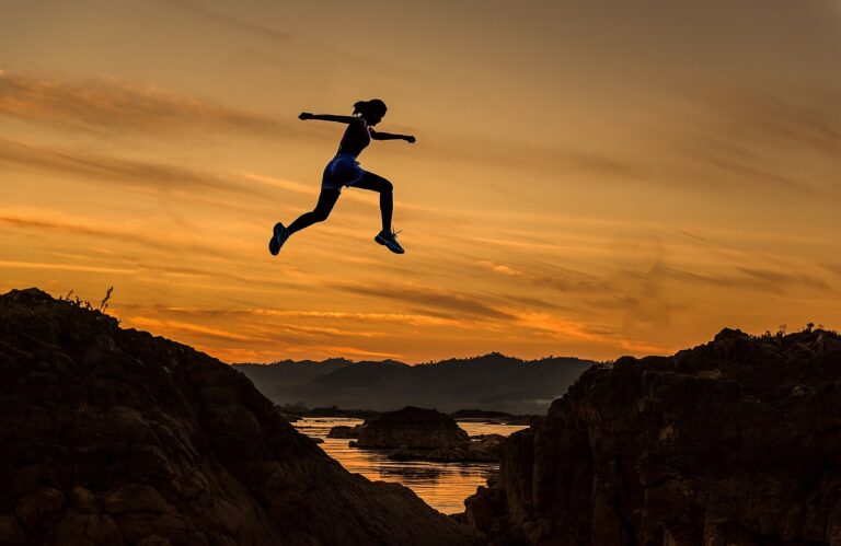 jumping form one mountain to another